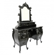 Black French style dressing table